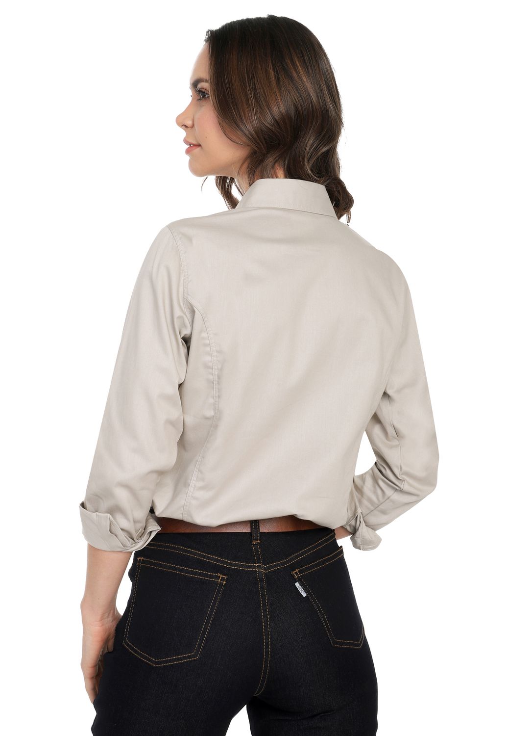Blusa Básica Mujer Ref. 209 Lec Lee - Beige