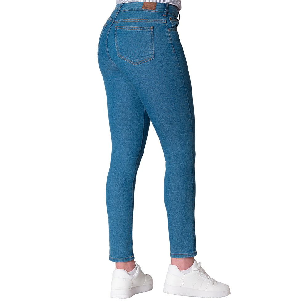 Jean de Mujer Skinny Fit Lec Lee Indigo Medio