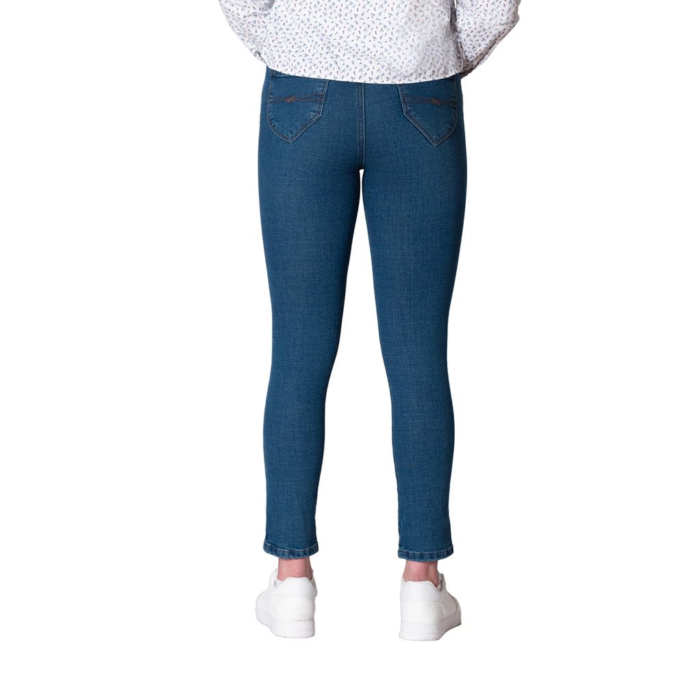 Jean Mujer Skinny Fit Indigo Medio