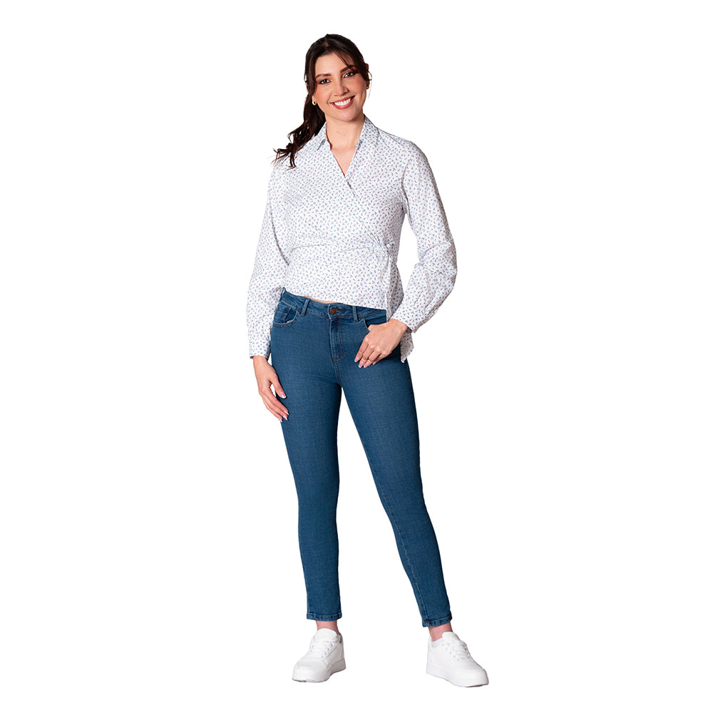 Jean Mujer Skinny Fit Indigo Medio
