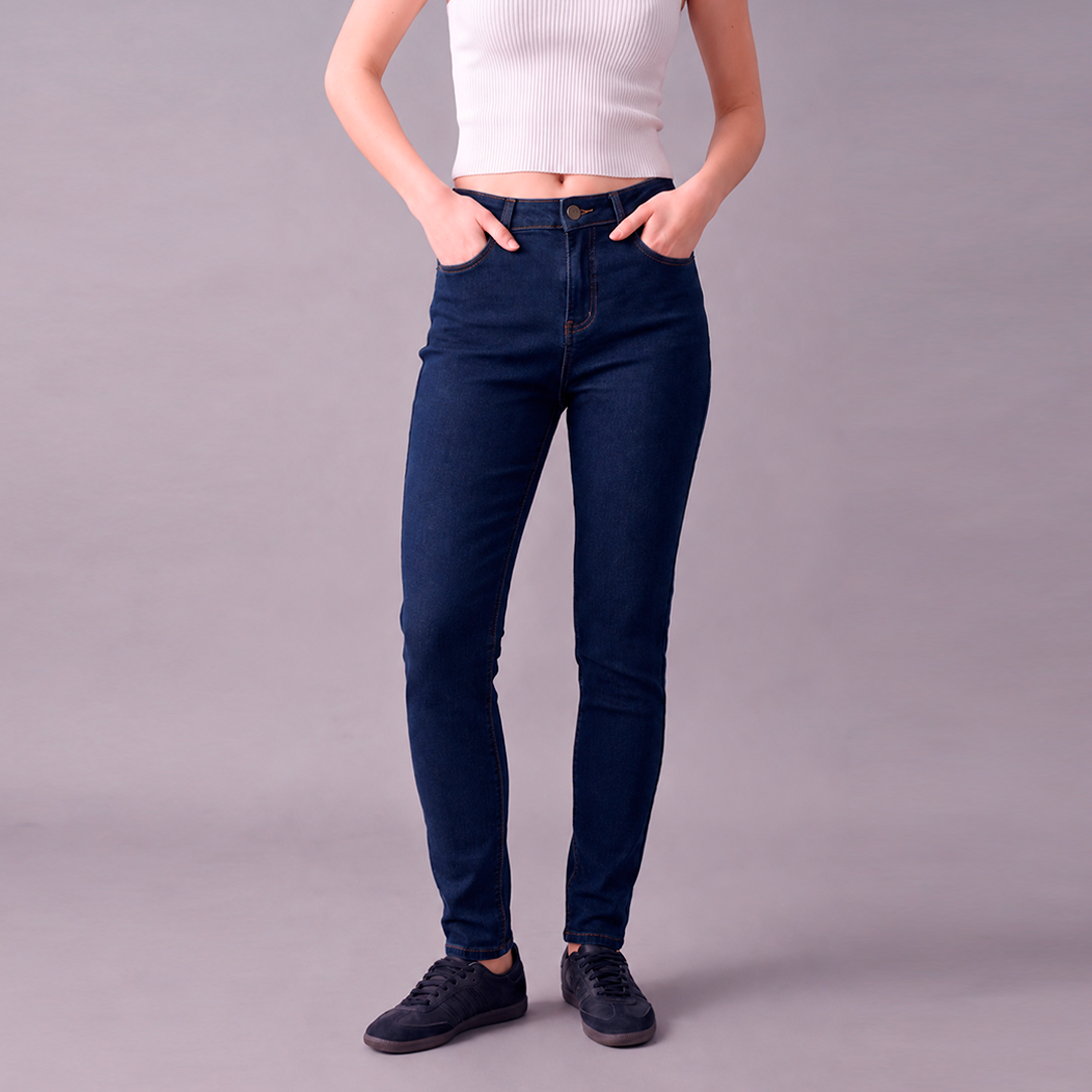 Jean Mujer Skinny Lec Lee Índigo Oscuro