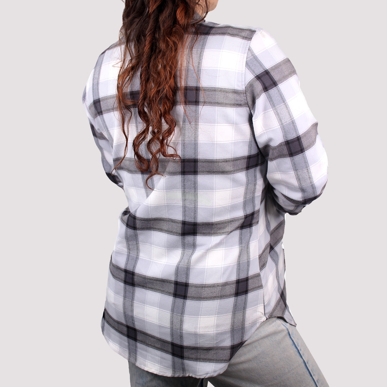 Blusa Leñadora para mujer color vinotinto