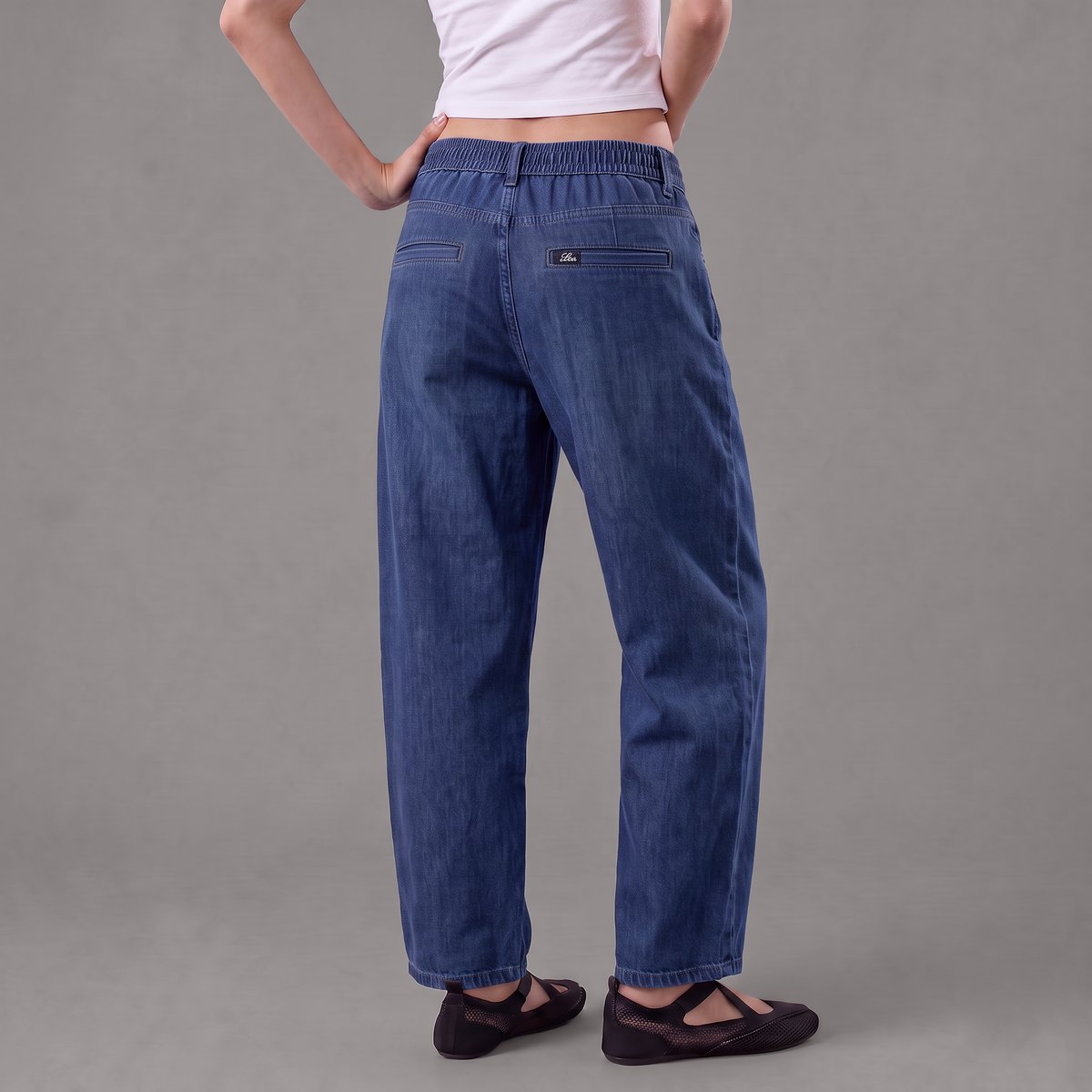 Pantalón Slouchy Lec Lee Índigo Oscuro