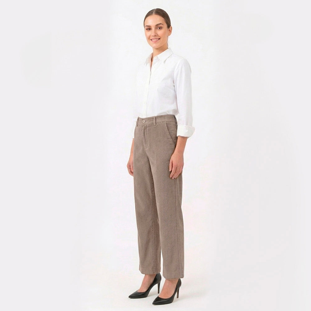 Pantalón de Pana Lec Lee para Mujer – Corte Recto