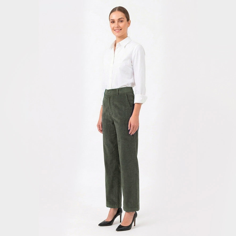 Pantalón de Pana Lec Lee para Mujer – Corte Recto