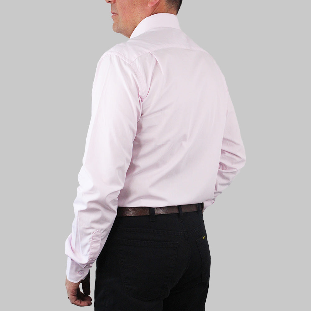 Camisa Unicolor para hombre Rosada