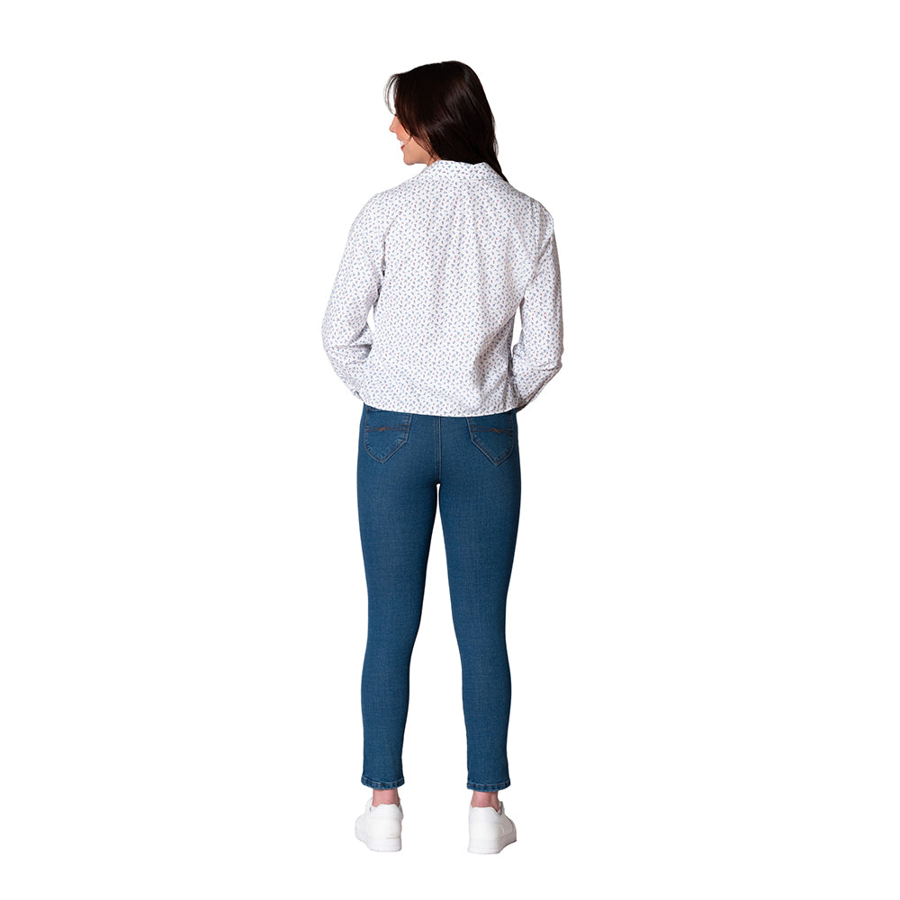 Blusa Mujer Escote Cruzado Lec Lee
