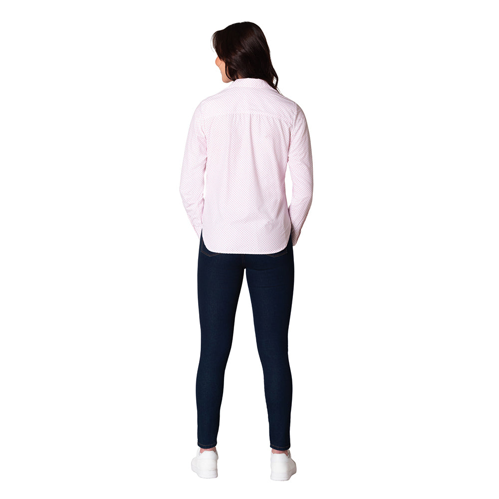 Blusa Tipo Pechera Con Cuello Camisero Lec Lee