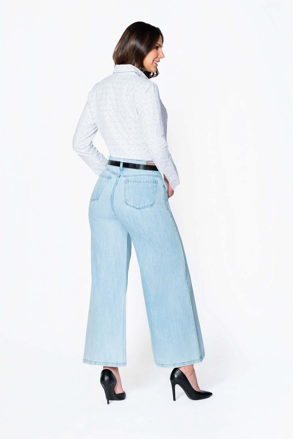 Blusa con Mini print para Mujer Lec Lee