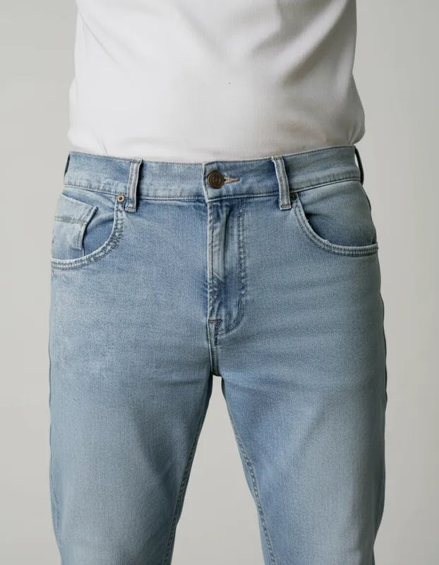 Jean Hombre Super Skinny Lec Lee Índigo Claro