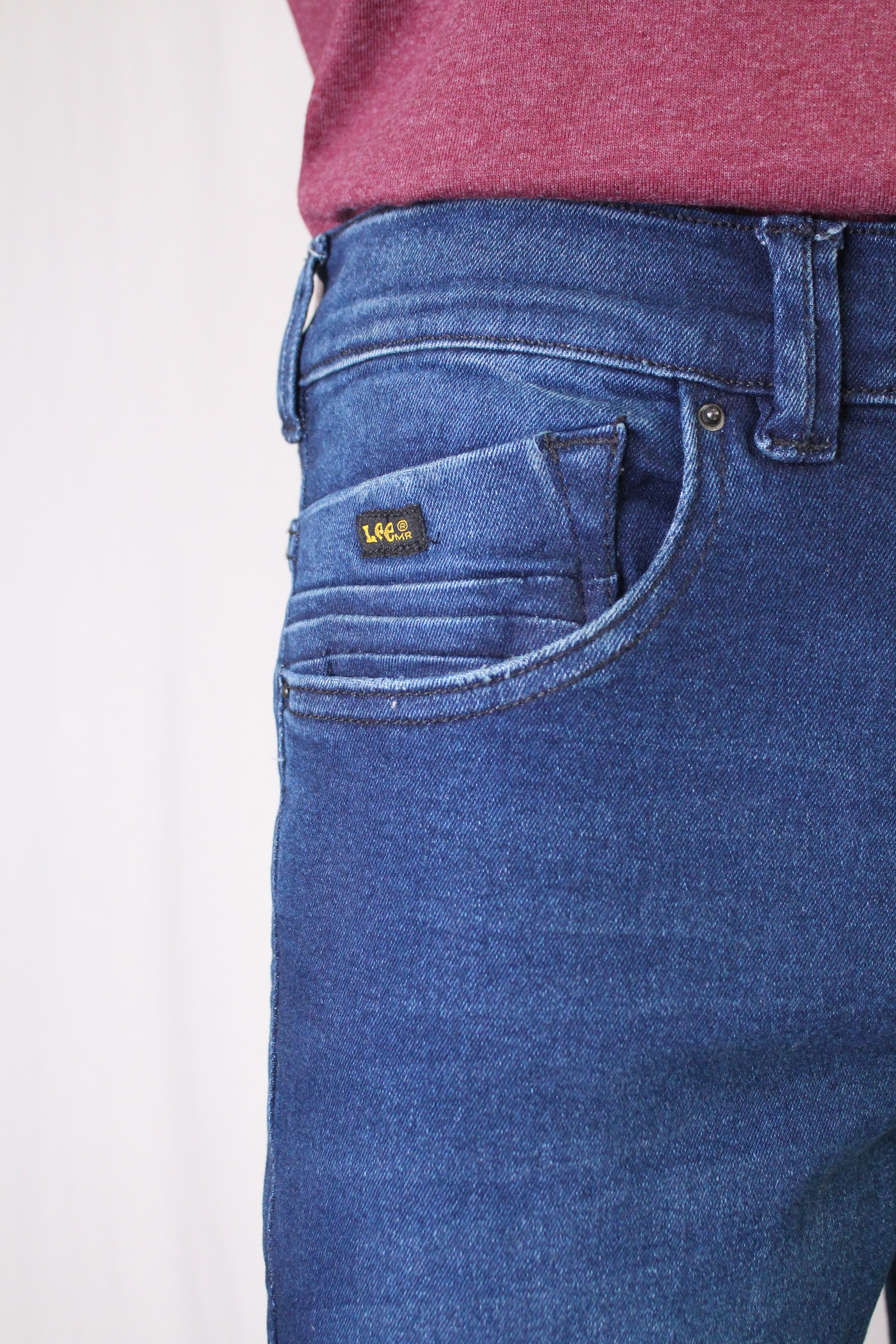 Jean Hombre Trim Fit Lec Lee Índigo Oscuro