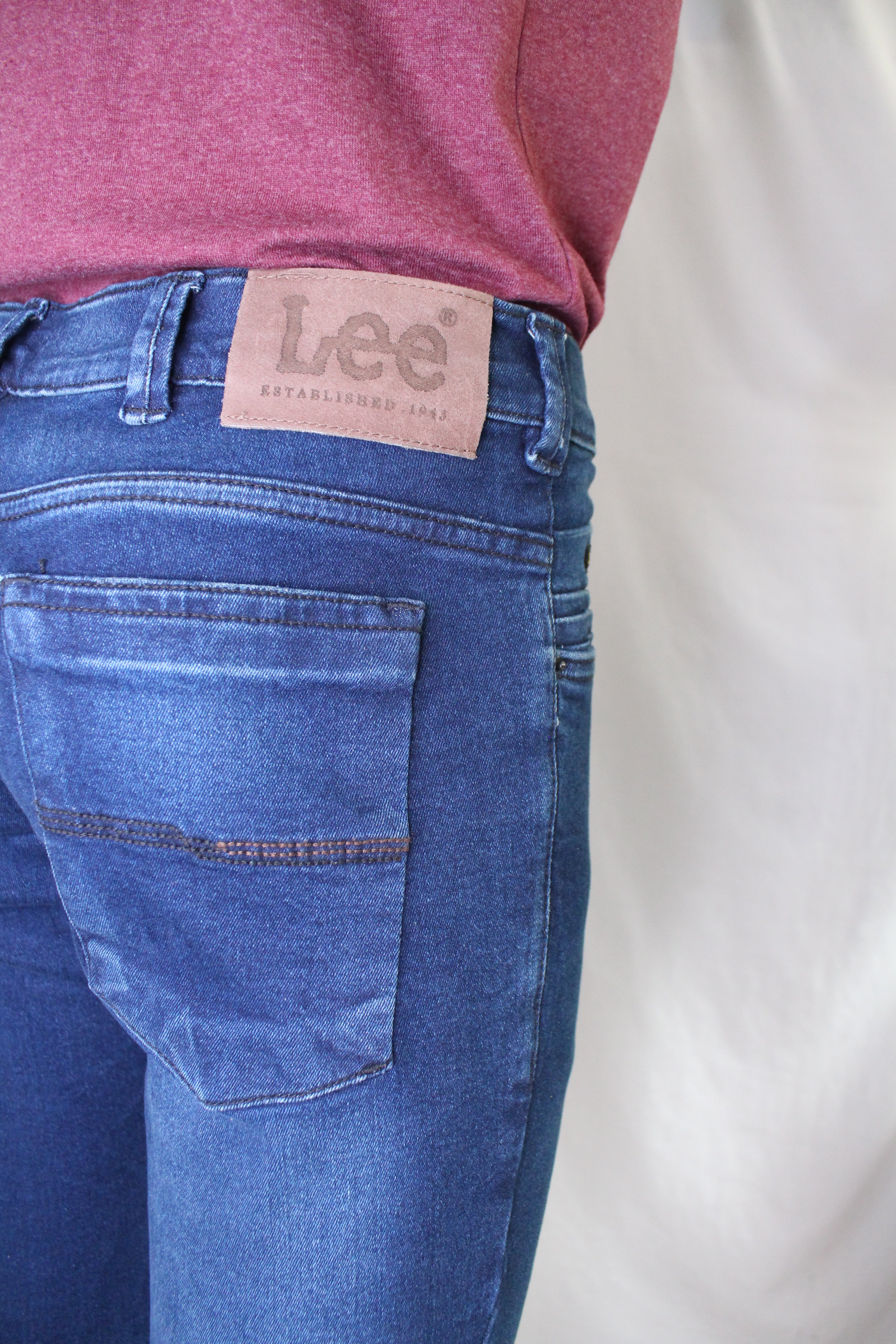 Jean Hombre Trim Fit Lec Lee Índigo Oscuro