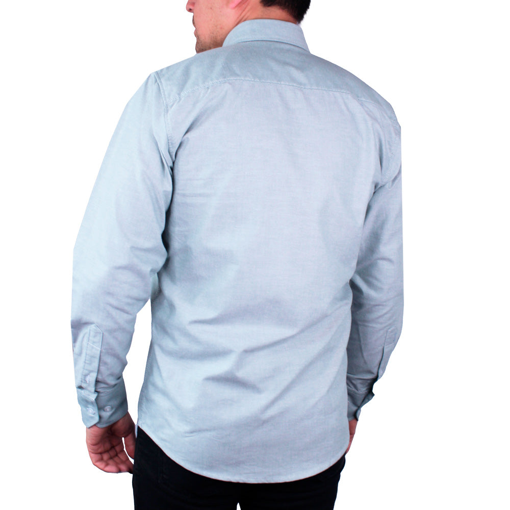 Camisa Casual Hombre Lec Lee Verde Claro