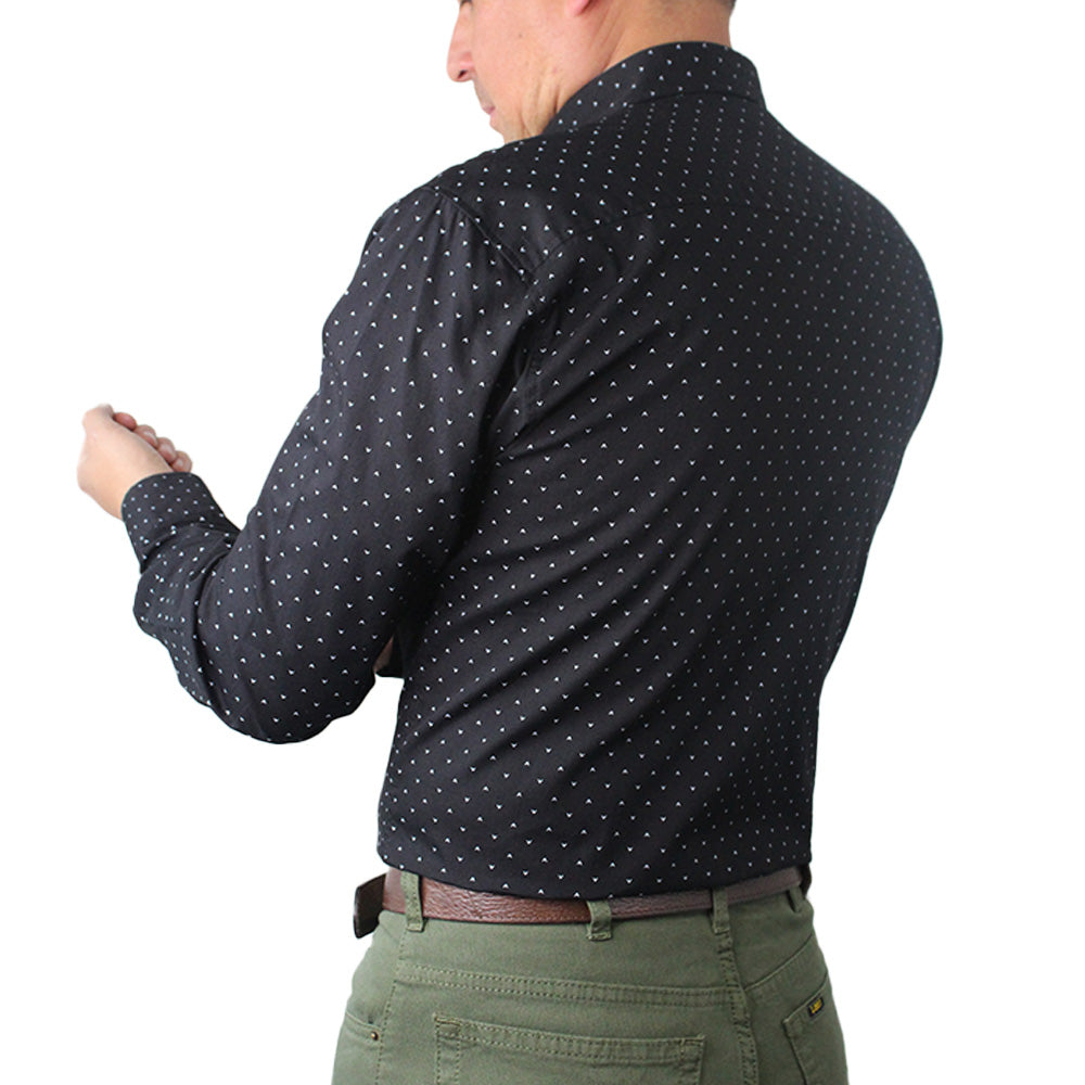 Camisa Informal Hombre Lec Lee Negro