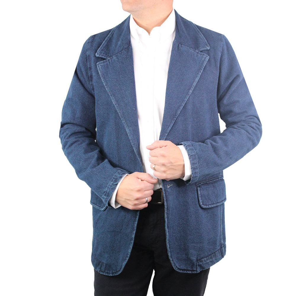 Chaqueta tipo Blazer en Denim para hombre