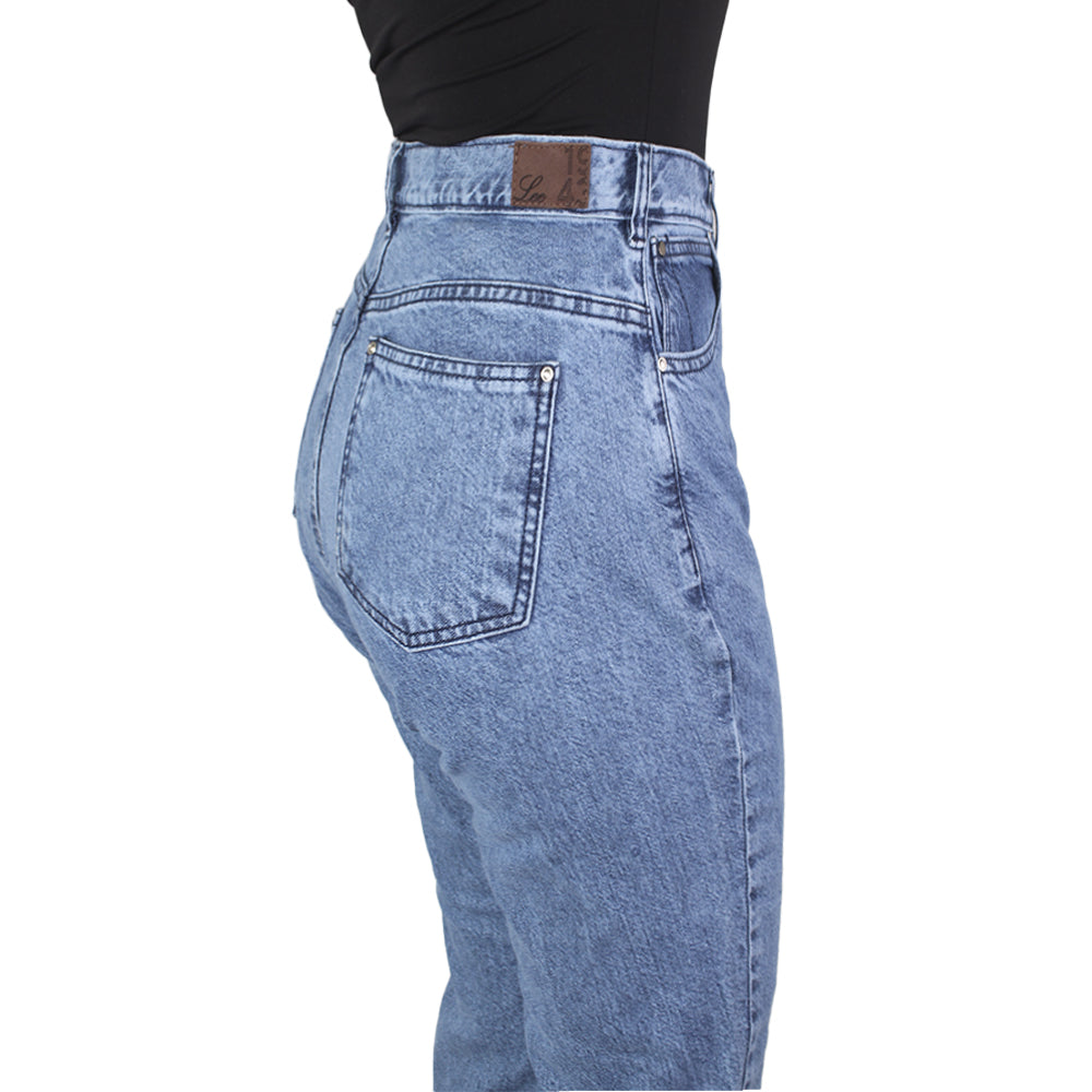 Jean Slouchy Fit Para mujer Lec Lee - Índigo Medio