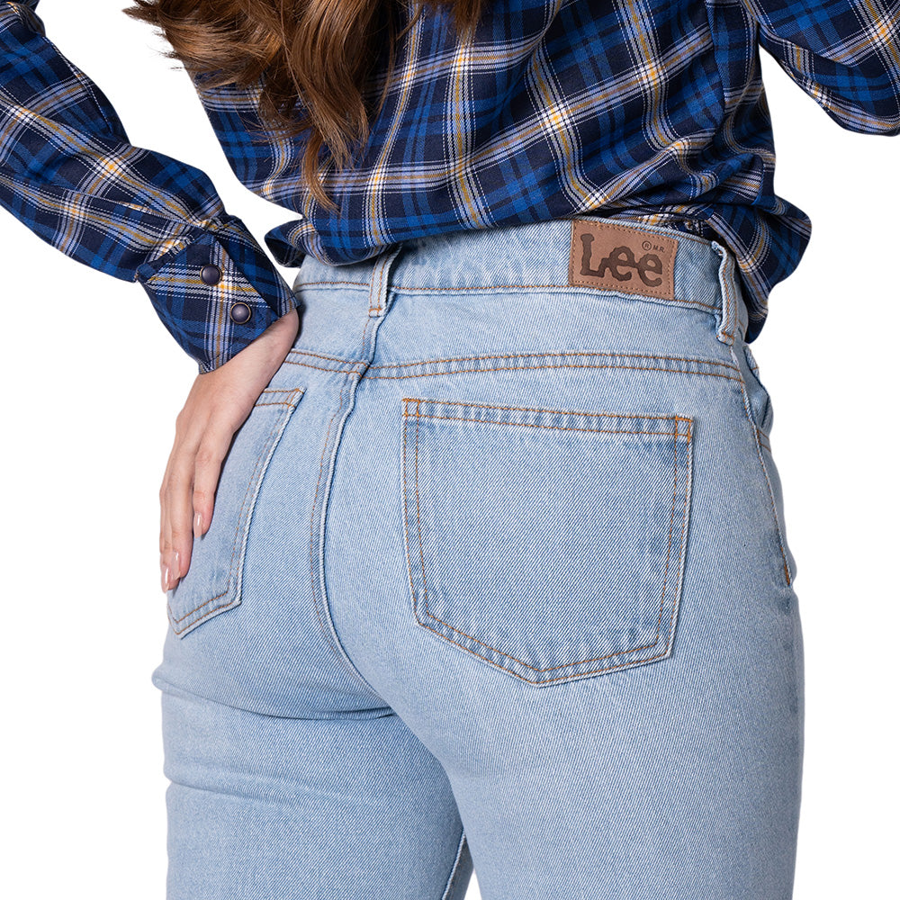 Jean Wide Leg para Mujer Lec Lee - Índigo Claro