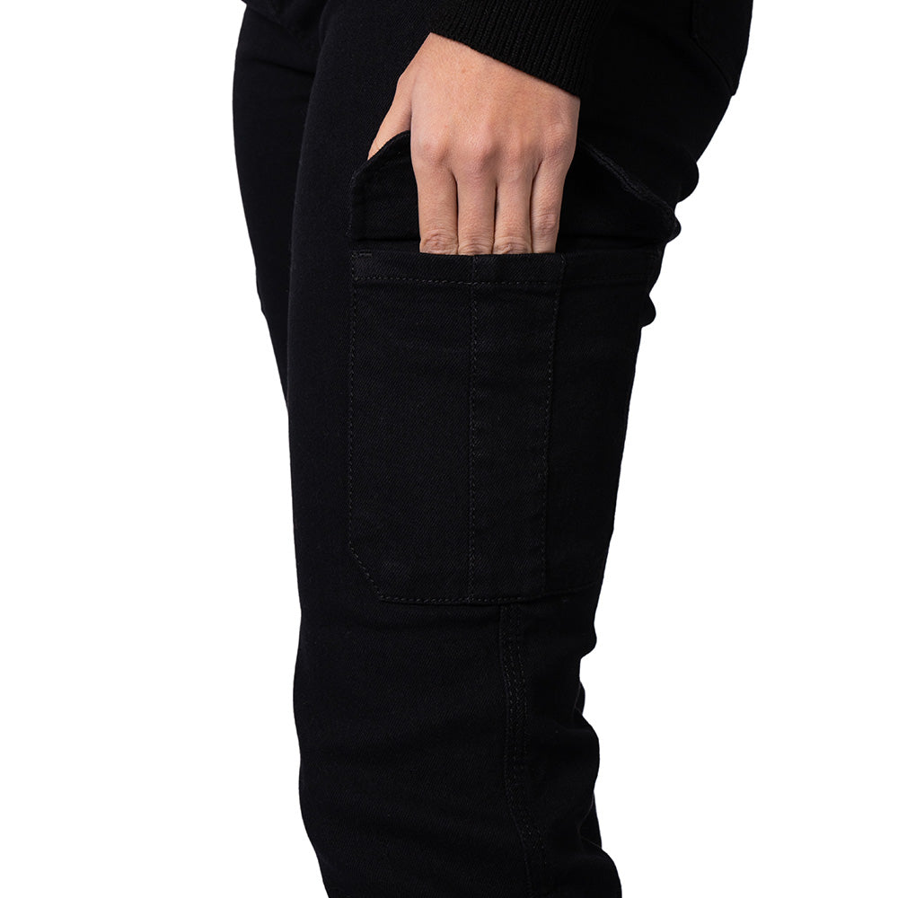 Jean Cargo Fit para Mujer Lec Lee - Negro