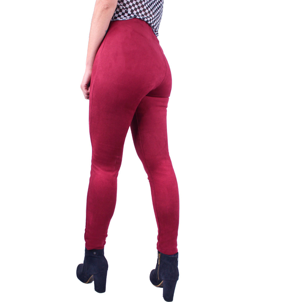 Leggins Piel de Durazno Lec Lee Vinotinto