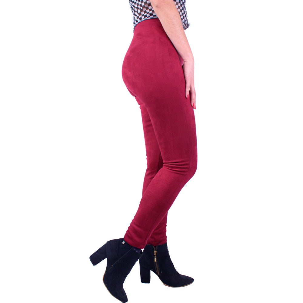 Leggins Piel de Durazno Lec Lee Vinotinto