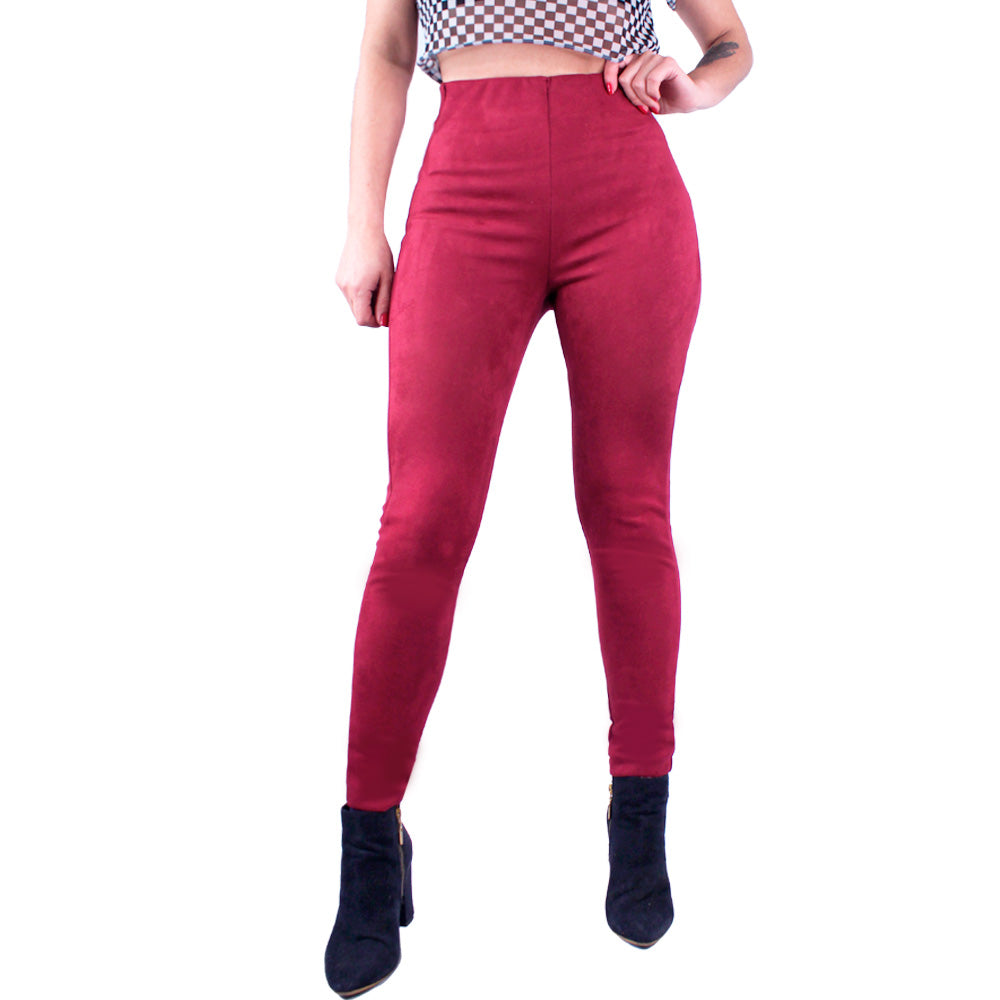 Leggins Piel de Durazno Lec Lee Vinotinto