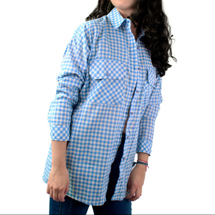 Camisa Leñadora Para Mujer Lec Lee Negro