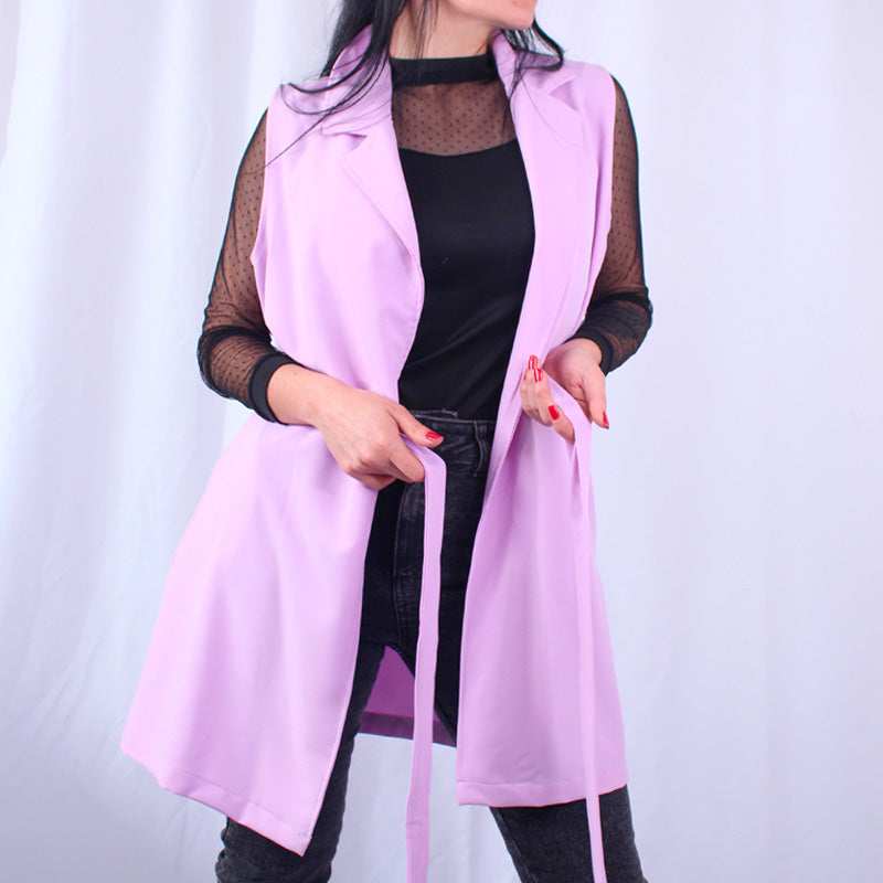 Sobretodo de Mujer Lec Lee Fucsia