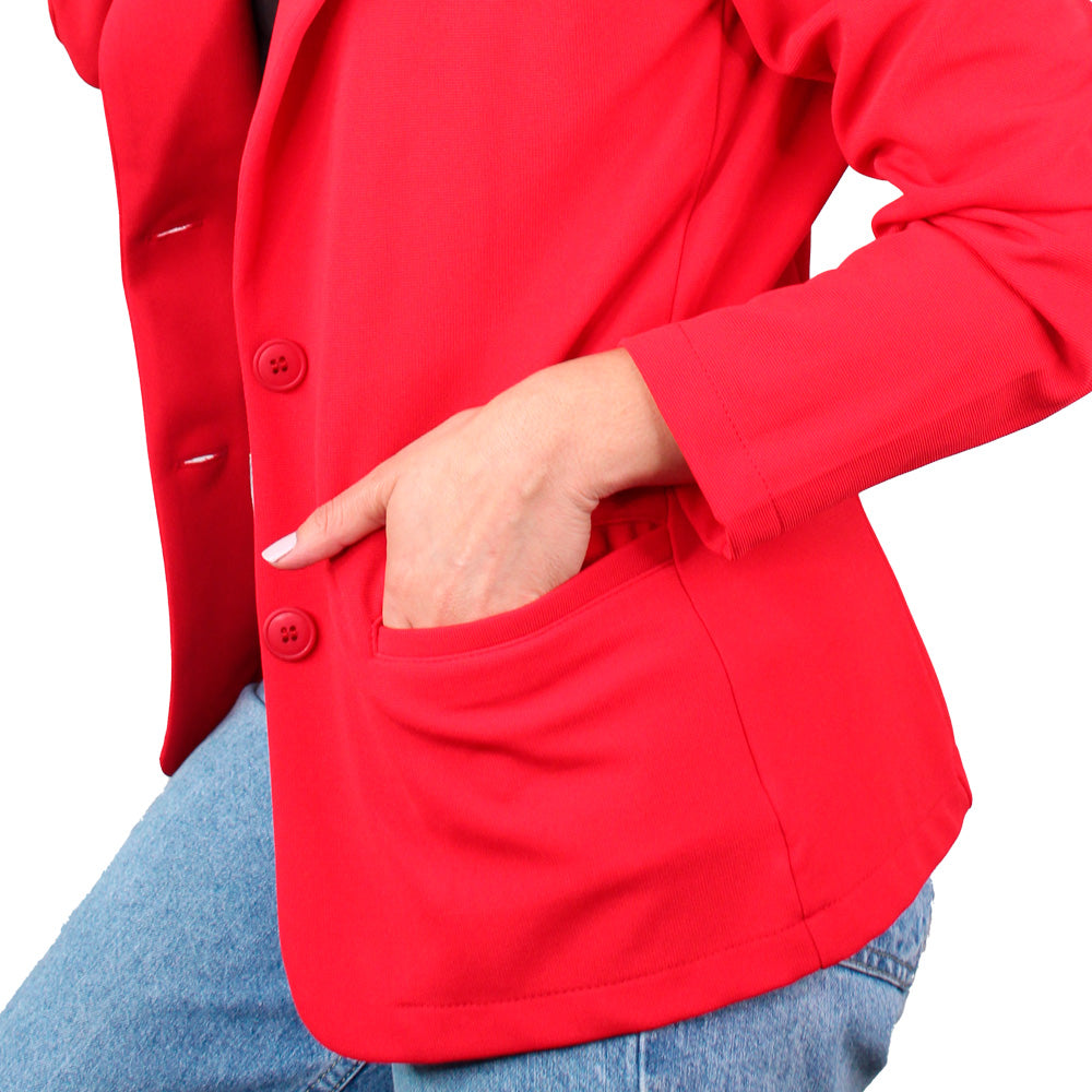 Chaqueta Liviana Mujer Lec Lee Rojo