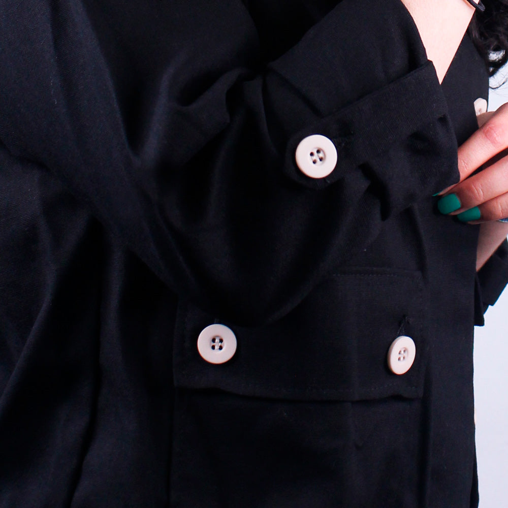 Chaqueta Casual Mujer Lec Lee Negro