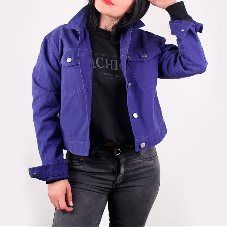 Chaqueta Clásica Mujer Lec Lee Morado