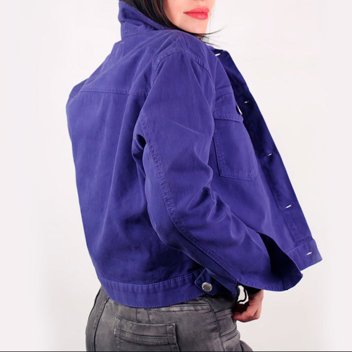 Chaqueta Clásica Mujer Lec Lee Morado