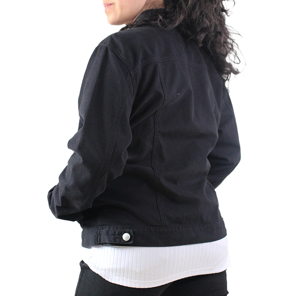 Chaqueta Oversize de Mujer Lec Lee Negra