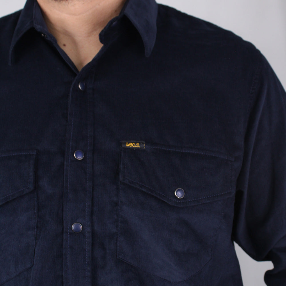 CAMISA EN PANA PARA HOMBRE LEC LEE - AZUL
