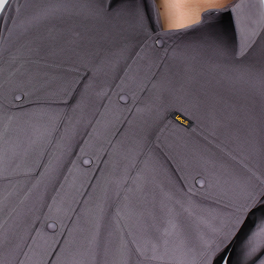CAMISA EN PANA PARA HOMBRE LEC LEE - GRIS
