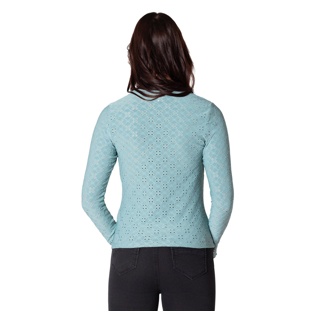 Camiseta Cuello Bandeja Lec Lee Verde Claro