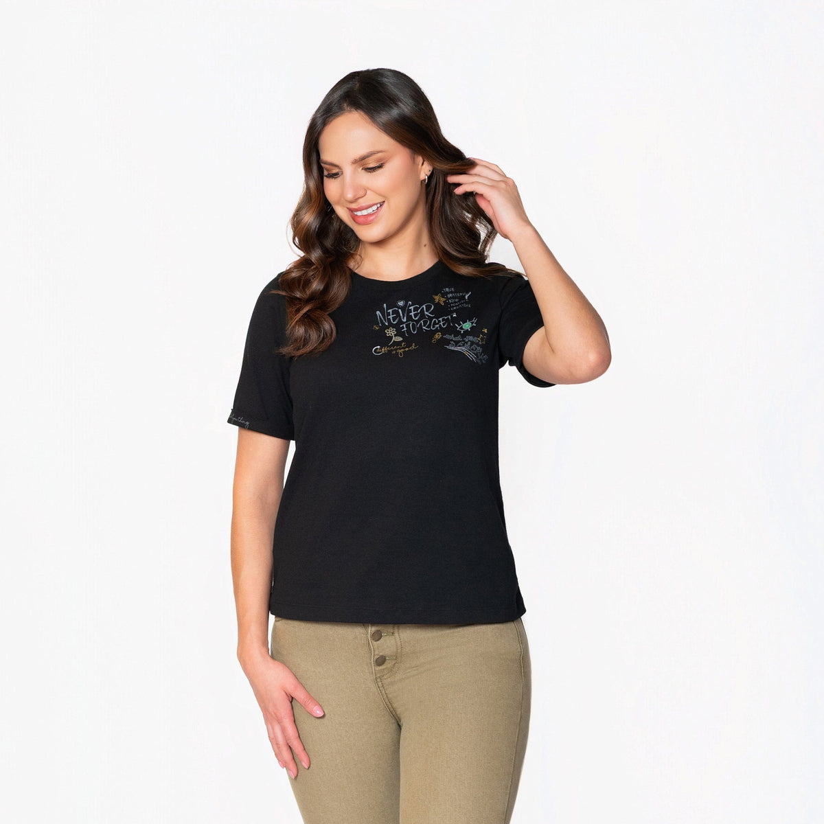 Camiseta Manga Corta para Mujer Lec Lee