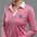 Camiseta Mujer Tipo Polo Lec Lee Rosado-Gris Claro