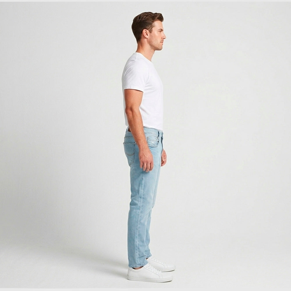 Jean Hombre Super Skinny Lec Lee Índigo Claro