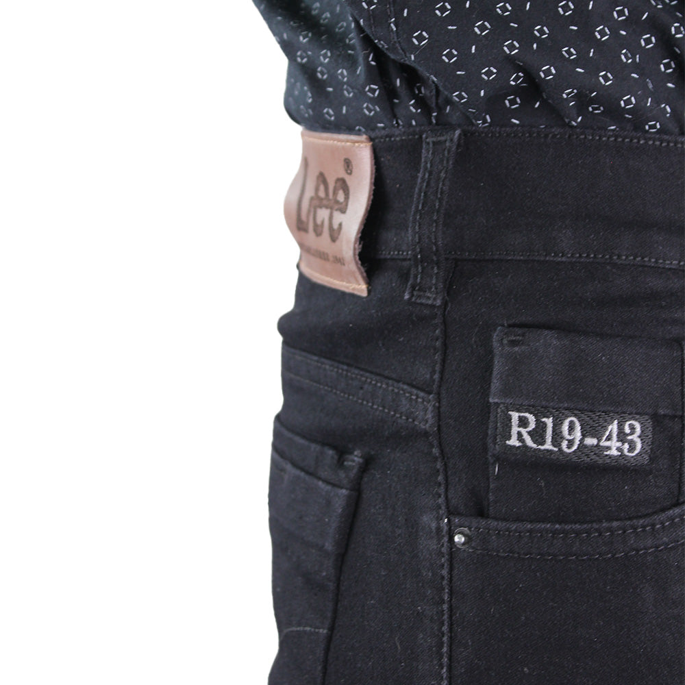 Jean Trim Fit para hombre Lec Lee - Negro