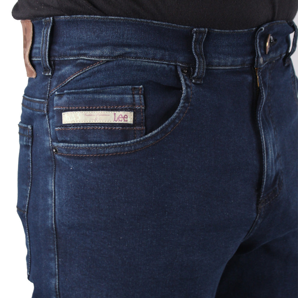 Jean Slim para Hombre Lec Lee - Índigo Oscuro