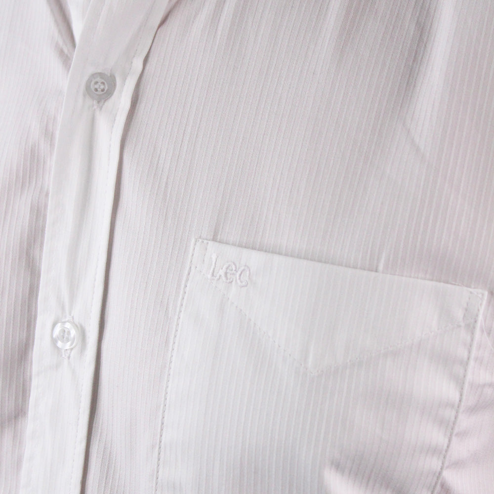 Camisa formal con textura para Hombre Blanca