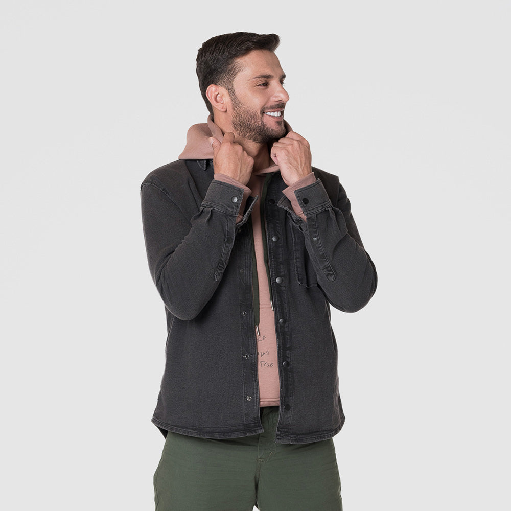 Camichaqueta Denim Gris Oscuro