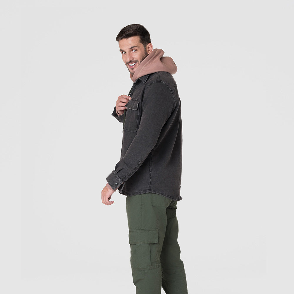 Camichaqueta Denim Gris Oscuro