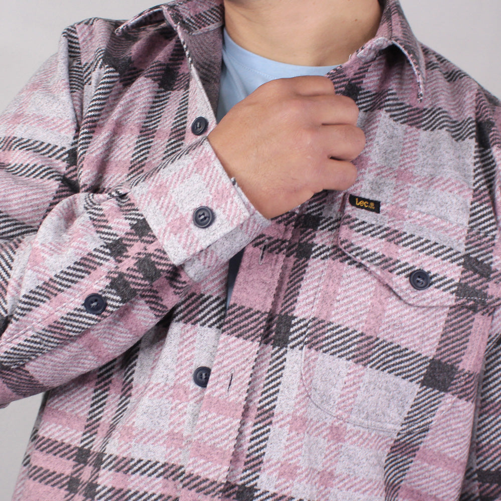 Camichaqueta a cuadros para hombre Lec Lee