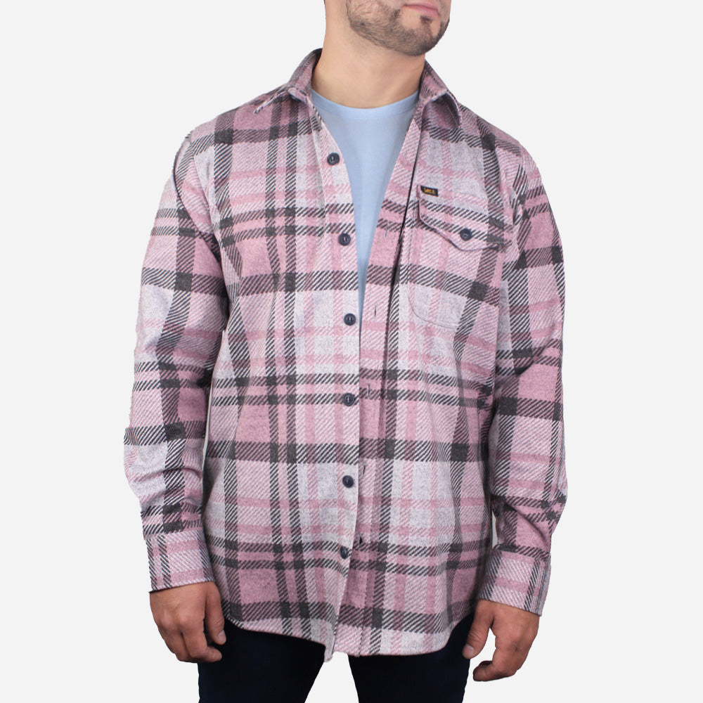 Camichaqueta a cuadros para hombre Lec Lee