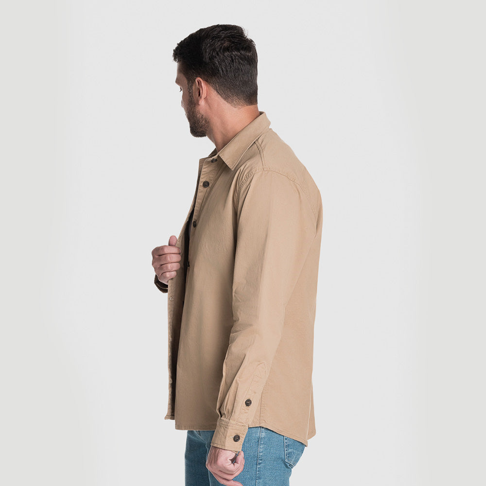 Camichaqueta para hombre color verde oscuro