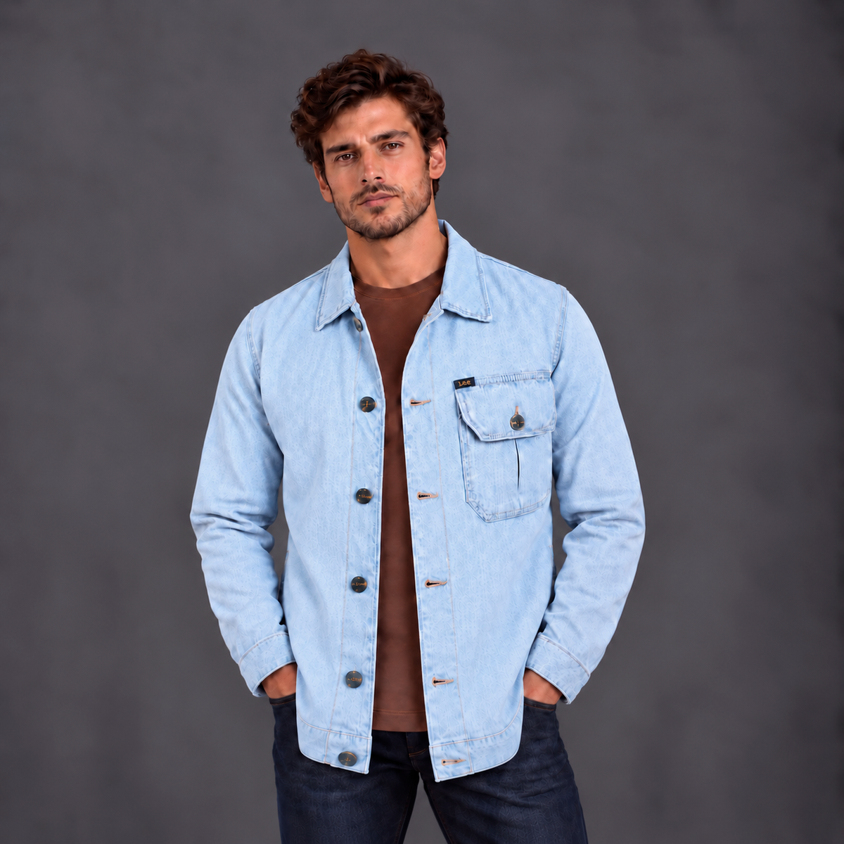 Chaqueta en Denim para hombre Lec Lee