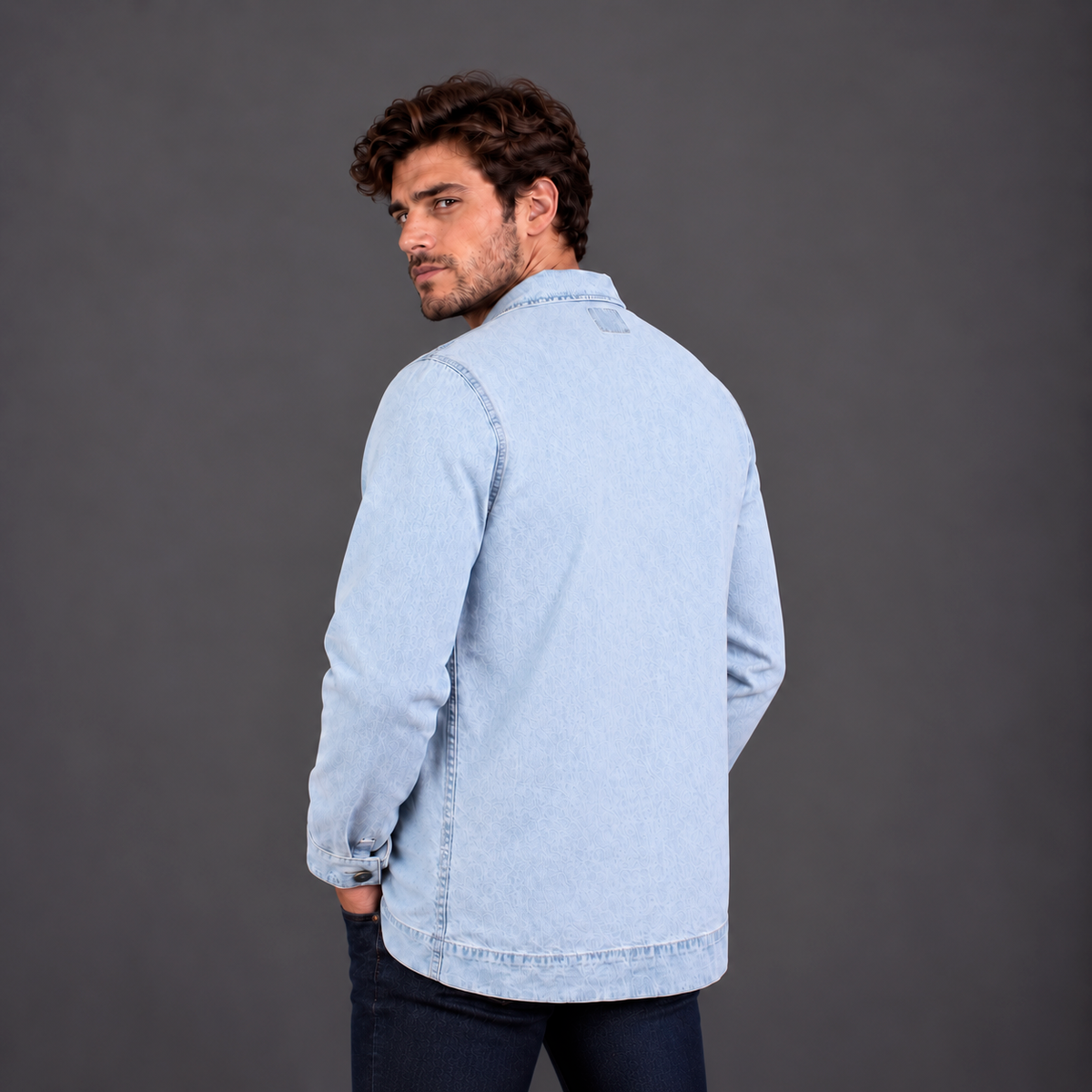 Chaqueta en Denim para hombre Lec Lee