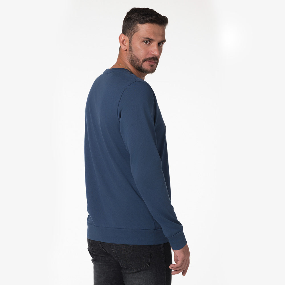 Buzo Liviano para Hombre Lec Lee - Azul Petróleo