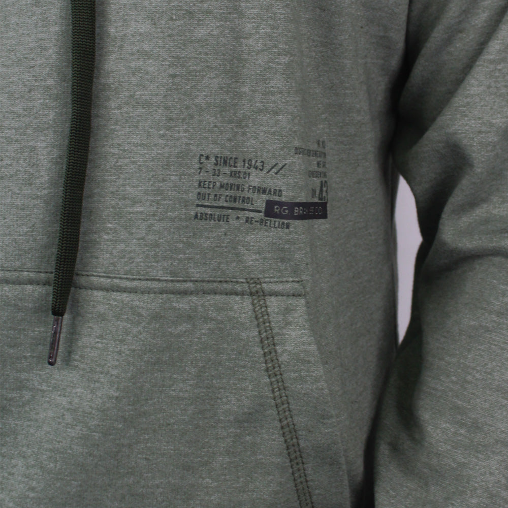 Buzo estampado con capota para hombre Lec Lee